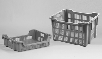 Extra grote draaistapelbakken