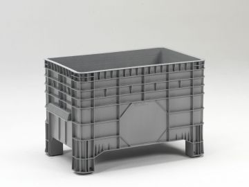 Grootvolumebak 285 liter 1040x640x670 mm op 4 poten