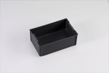 ESD inzetbak 277x177x99 mm, 4 per grondvlak, zwart