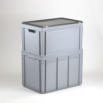 Persluchtflessenbak 600x400x733 mm voorzien van ø185 mm gaten voor 4 flessen