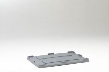 Heavy duty palletbox oplegdeksel 1200x800 mm, lichtgrijs