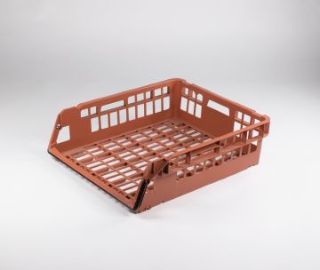 Broodkrat met beugel 692x578x197 mm, 54L, bruin 