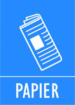 Set stickers voor ecosort, Papier