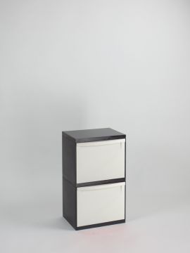 2 Fractie moduultoren zwart 2 kantelbakken 2x grijs