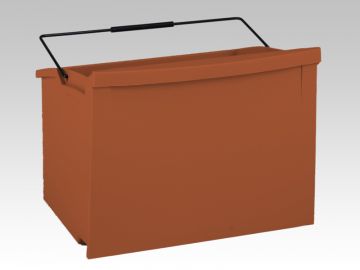 Kantelbak voor afvalmodule bruin