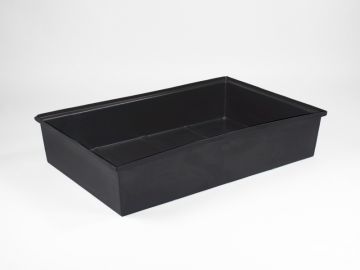 Lekbak 1200x800x250 mm zwart 205L