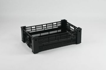 Kunststof agri krat 600x400x190 mm geperforeerd