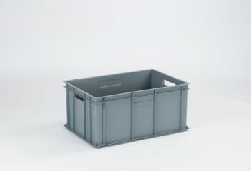 Classic stapelbare transportbak 600x400x260 mm, open grepen