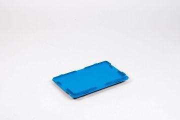Kunststof scharnierdeksel 300x200 mm blauw
