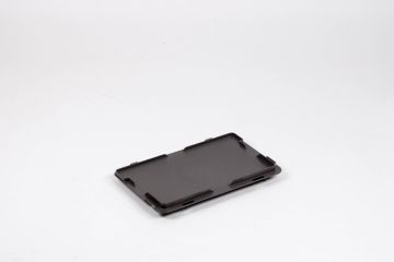 Kunststof scharnierdeksel 300x200 mm donkergrijs