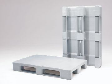 Hygiëne pallet op 3 sleden 1200x800x153 mm