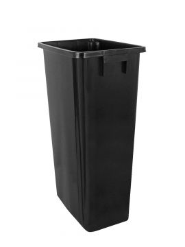 Afvalbak 460x320x762 mm 80 ltr zonder deksel zwart
