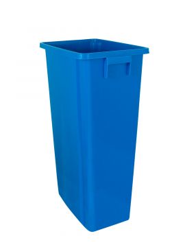 Afvalbak 460x320x762 mm 80 ltr zonder deksel blauw
