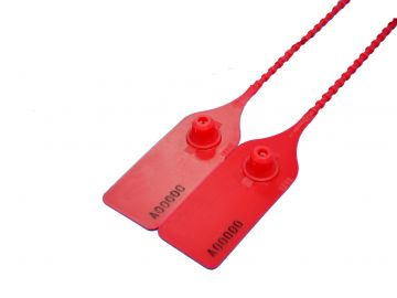 SentryLock staartverzegeling 350 mm, 1000 stuks, rood