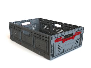 Inklapbare bak 39 liter, 600x400x185 mm