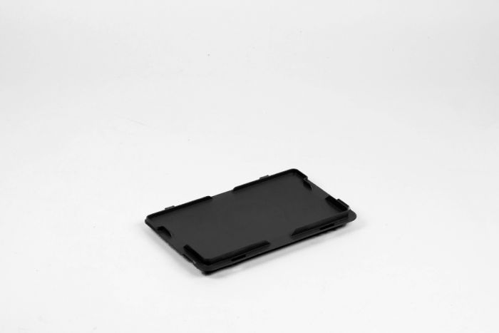 Kunststof scharnierdeksel 300x200 mm ESD-veilig zwart