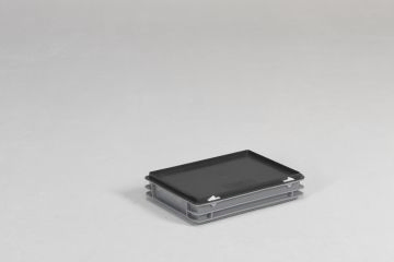 Kunststof kist 6 liter, met afsluitbaar deksel