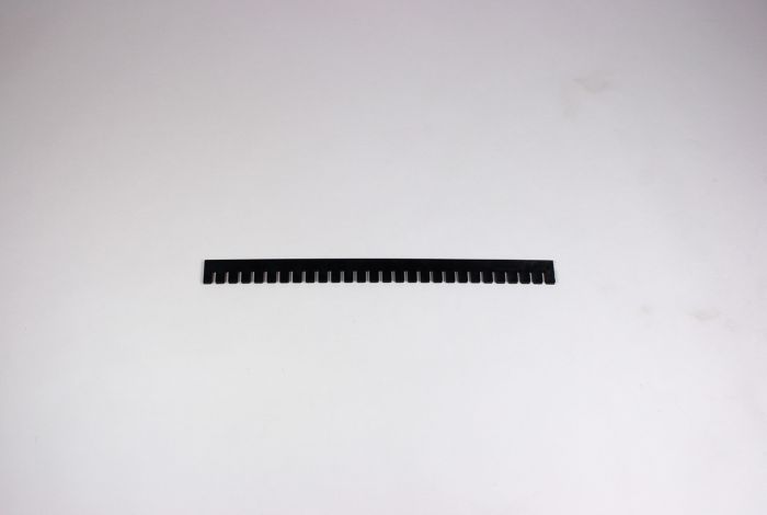 Vakverdelingsstrip 555x40x5 mm, zwart