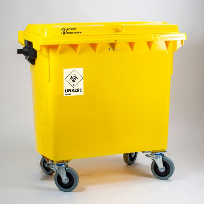 Afvalcontainer ziekenhuis 770 liter