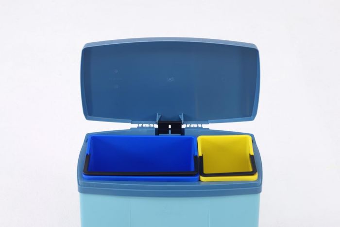 Multimax afvalbak, 30 liter, twee fracties