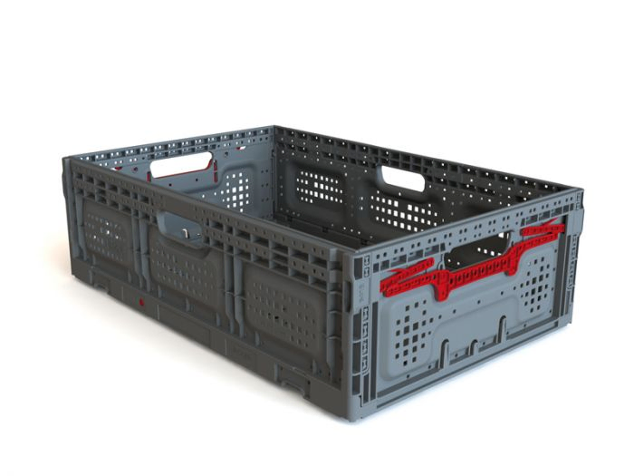 Inklapbare bak 39 liter, 600x400x185 mm