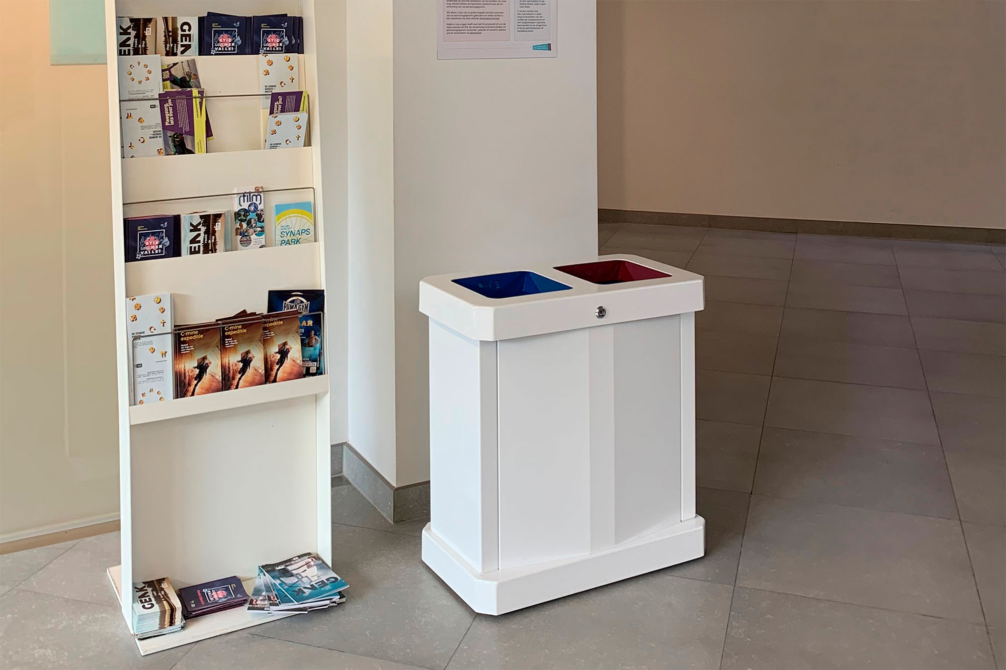 Afvalscheiding openbare ruimten ziekenhuis