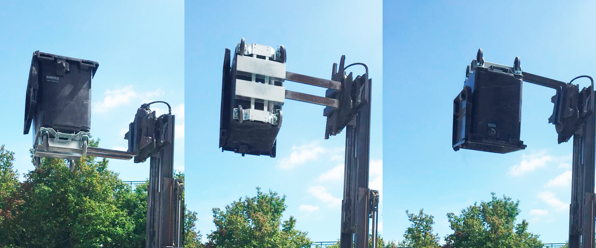 Afvalcontainers en toebehoren voor de bouw