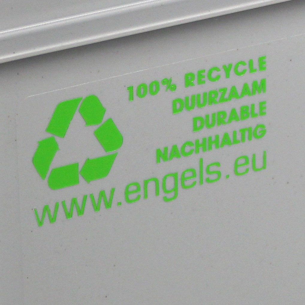 gerecycelde kunststof