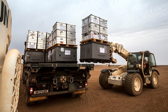 Palletboxen Nederlands leger