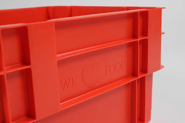 Opdruk slogan we love food